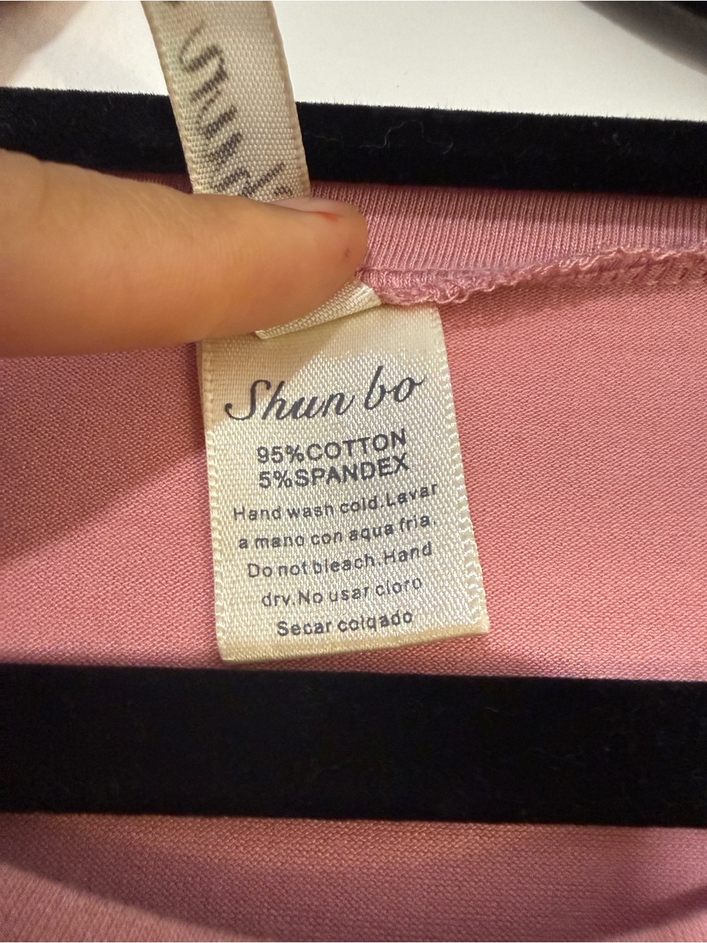 SHUN Bo Pink Short Sleeve Ruffle Fox Sequin Tee - Picture 6 of 6